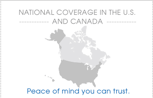NATIONAL COVERAGE IN THE US AND CANADA